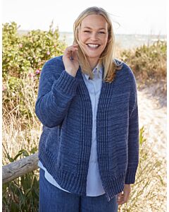 Lana Grossa dames vest breien van Cool Wool Vintage (ME4,M13)
