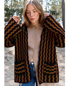 Lana Grossa dames vest haken van Cool Merino (H7,M22)