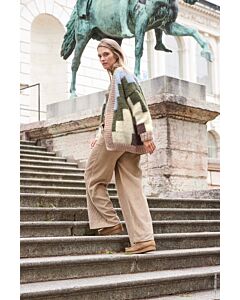 Lana Grossa dames vest in enkele draad breien van Mohair di Gio (F70,M23B)