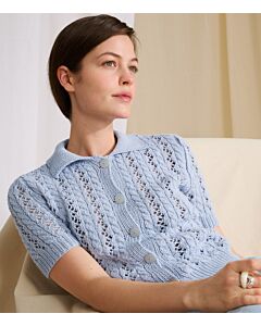 Lana Grossa dames vestje breien van Elastico (C28,M20)