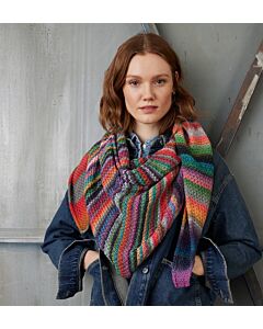 Lana Grossa driehoekige stola rondbreien van Farfalla (DC9,M25)