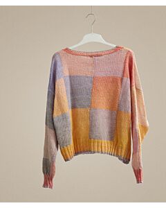 Lana Grossa geruite trui breien van Gomitoo Versione G12,m21