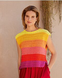 Lana Grossa gestreepte top breien van Tessera (F71,M3)