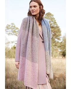 Lana Grossa grote sjaal rondbreien van Natural Superkid Tweed (DC9,M5)