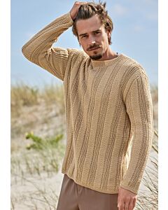 Lana Grossa heren trui breien van Merino Superiore (LG men 9, m6)