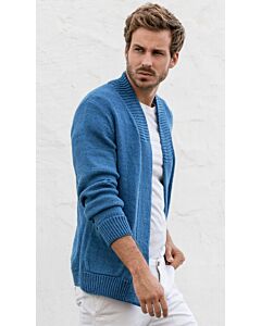 Lana Grossa heren vest breien van Alta Moda Cotolana uit Classici 18