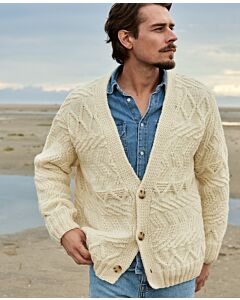 Lana Grossa heren vest breien Cool Merino Big  (LG men 9, m4)