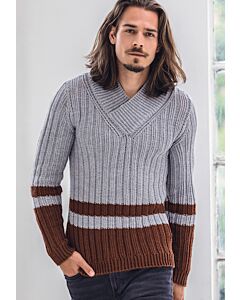 Lana Grossa herentrui breien van Cool Wool Big Mélange (m3)