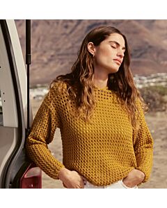 Lana Grossa hoodie breien van Cotton Wool (Linea Pura 24, m10)