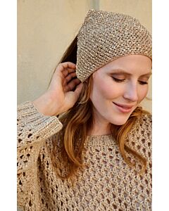 Lana Grossa hoofddoek haken van Glamour (N2,M3)