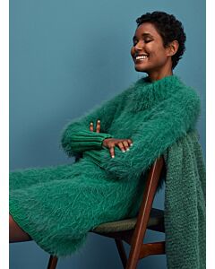 Lana Grossa jurk breien van de Basta en de Cool Merino Big (Filati 68, m5) | C.R. Couture