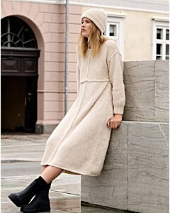 Lana Grossa jurk breien van Natural Alpaca Pelo (NK3, m17) | C.R. Couture