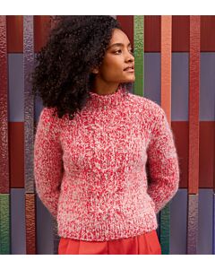 Lana Grossa kabeltrui breien van Brigitte No.2 en Mohair Moda (F70,M52)