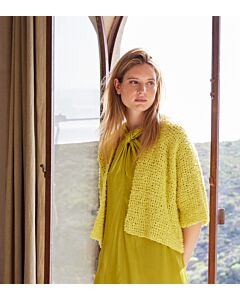 Lana Grossa kimonovest breien van Frizzante f71,m8