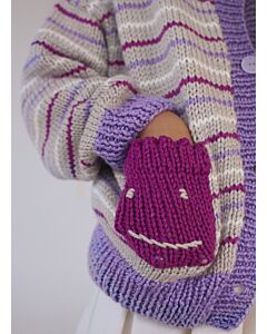 Lana Grossa kindervest breien van Puro Vegano (Kids 13, m16) | C.R. Couture