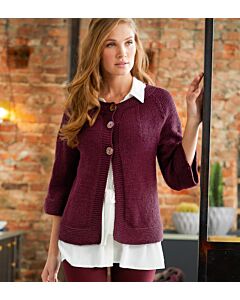 Lana Grossa kort vest breien van Bingo (m24)