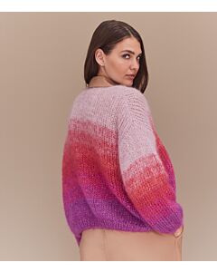 Lana Grossa kort vest breien van Silkhair (LB17, M27)