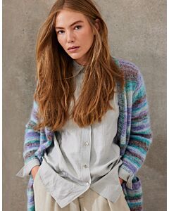 Lana Grossa lang vest breien van Gianna en Silkhair (LB18,M22)