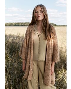 Lana Grossa lang vest haken van Silkhair en Ecopuno (H7, M26)