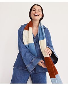 Lana Grossa lange sjaal breien van Soffio (C27,M13)