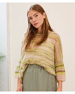 Lana Grossa luchtige trui breien van Cottonhair (LB18,M6)