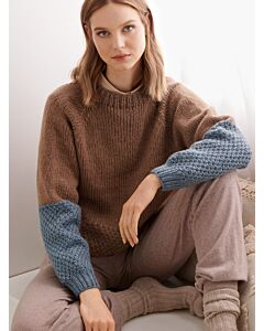 Lana Grossa makkelijke raglantrui breien van Alta Moda Cashmere 16 (Easy, m4)