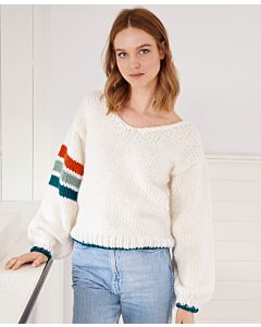 Lana Grossa makkelijke trui breien van Per Lei (easy, m3)