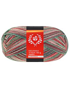 Lana Grossa Meilenweit Christmas kl.636 glitter 6-draads sokkenwol