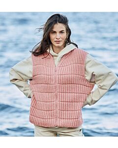 Lana Grossa mouwloos vest breien van Cool Merino Big (LB13, M14)