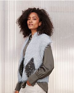 Lana Grossa mouwloos vest van Ecopuno, Basta en Cosmo uit Filati 70