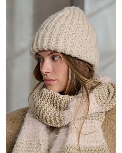 Lana Grossa muts breien van Brillino en Alpaca Air (Easy 2, m8) | C.R. Couture