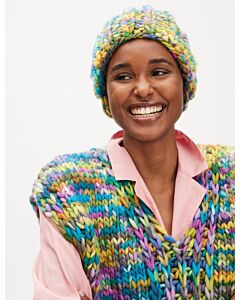 Lana Grossa muts breien van Confetti (Filati 68, m44)