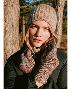 Lana Grossa muts breien van Ecopuno en Setasuri (Nordic, m22)