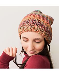 Lana Grossa muts breien van Merino Twister (Twister Flyer m1)