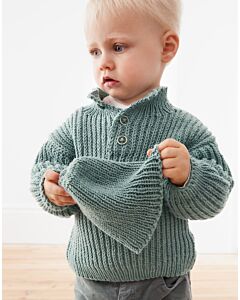 Lana Grossa mutsje breien van Cool Wool Big (Infanti 17, m49)