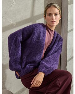 Lana Grossa oversized vest breien van Alpaca Air (Easy2, m3)