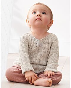 Lana Grossa peuter trui breien van Solo Lino (infanti 17, m58)