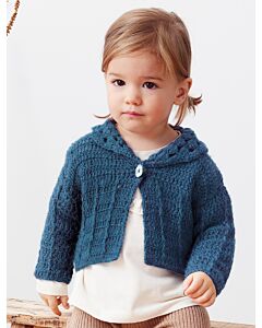 Lana Grossa peuter vest haken van Ecopuno (infanti 17, m81)