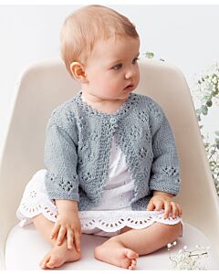 Lana Grossa peuter vest met ajourpatroon breien van Alta Moda Cotolana