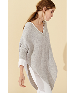 Lana Grossa poncho breien van Ecopuno incl.boek