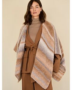 Lana Grossa poncho breien van Gigante (LB 19, m21) | C.R. Couture