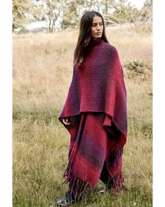 Lana Grossa poncho breien van Gomitolo Versione (Gom 14, m12) | C.R. Couture