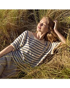 Lana Grossa raglanshirt breien van Cotton Wool (NK1, m5)