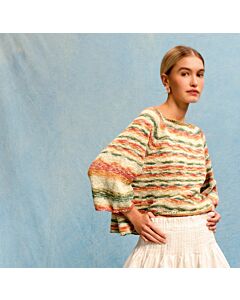 Lana Grossa raglantrui in top-down breien van Gomitolo California g17,m41