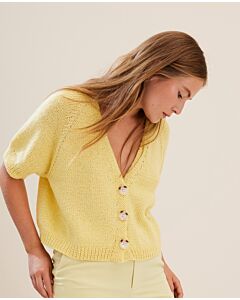 Lana Grossa raglanvest breien van Summer Softness (LB18,M4)