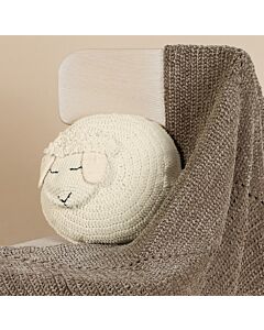 Lana Grossa schapen kussen haken van The Look Fine en cotone (Look Fine flyer, m2) | C.R. Couture