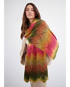Lana Grossa schouderdoek breien van Cotonella (Lookbook 16, m28)