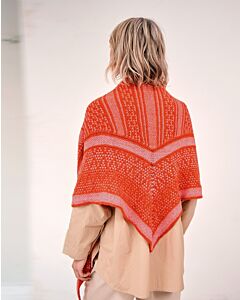 Lana Grossa schouderdoek breien van Ecopuno en Ecopuno Dégradé (Doeken & Co 7 m 12)