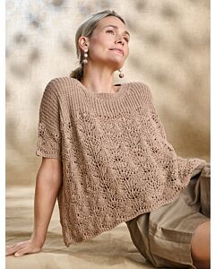 Lana Grossa shirt met ajourpatroon breien van Landlust Sommerseide (C30,M26)