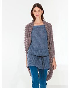 Lana Grossa Box streep sjaal breien van Alcanto & Silkhair 